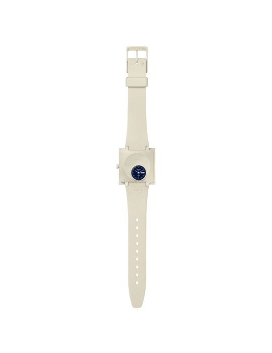 Swatch Watch - Bioceramic - What If... Blu - 42mm - Beige-SO34T700-S14