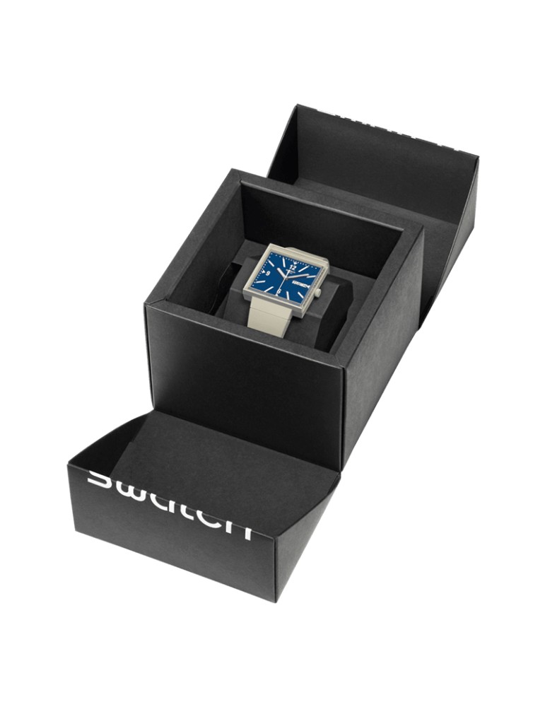 Swatch Watch - Bioceramic - What If... Blu - 42mm - Beige-SO34T700-S14