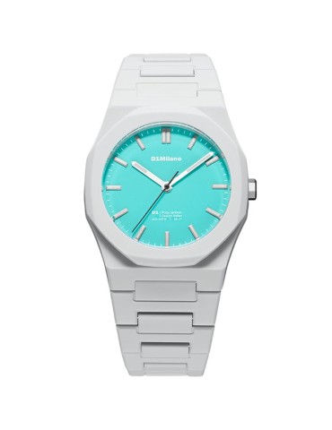 Orologio D1 Milano- Solo Tempo - Silver - 40,5 mm - Blu Acqua - PCBJ49