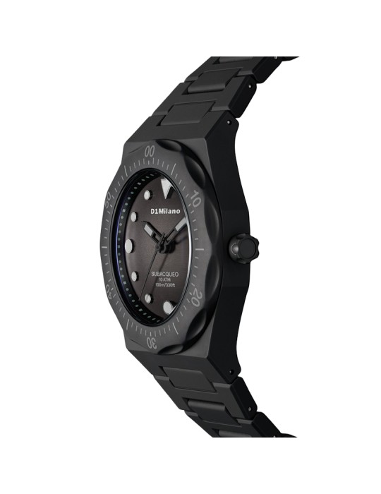 Orologio D1 Milano - Carbon Diver - Solo Tempo - 40,5 mm - Nero-PDBJ01