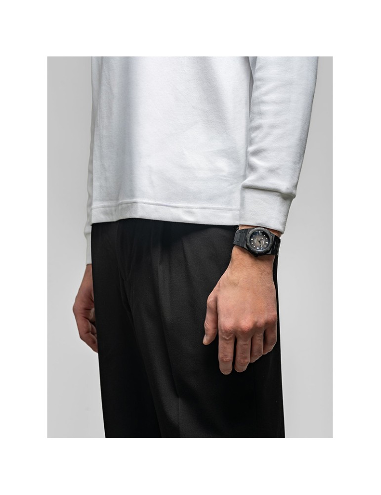 D1 Milano Watch - Carbon Diver - Only Time - 40.5 mm - Black-PDBJ01