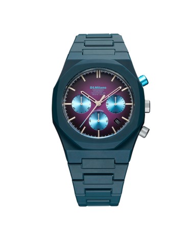 Orologio D1 Milano - Blue Spectrum Polychrono 40.5 mm - 0