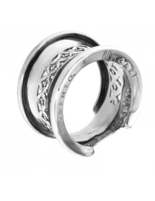 Lorenzo Ungari Woman - Le Scintille Ring in 18k White Gold - 0