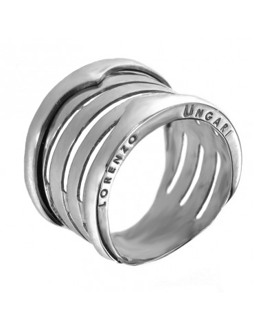 Lorenzo Ungari Woman - 3Chic Ring in 18k White Gold - 0