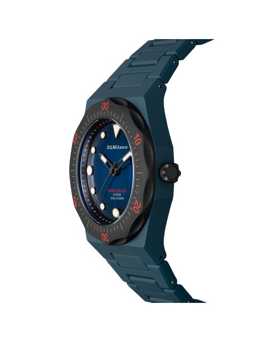 D1 Milano Watch - Drift Diver - Only Time - 40.5 mm - Blue - PDBJ02