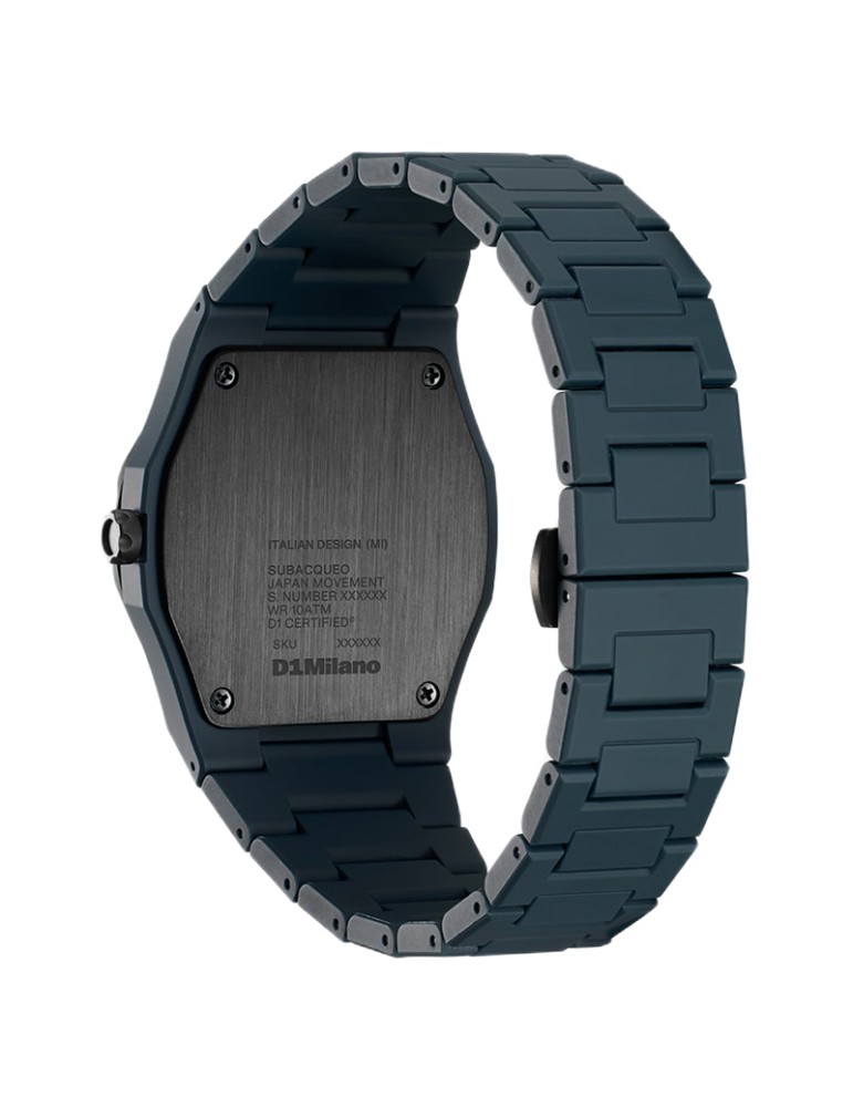 D1 Milano Watch - Drift Diver - Only Time - 40.5 mm - Blue - PDBJ02