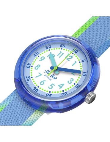 Flik Flak Watch - Flip it Blue! - 32mm - Blue - Green - ZFPNP184 2