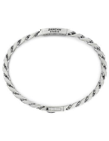 Bracciale Zancan - Studio - Argento 925% - Lametta Centrale - STB006 2