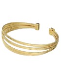 Bracciale Etrusca - Itaca - Multifilo Dorato -Maglia Tubogas-WSET00948