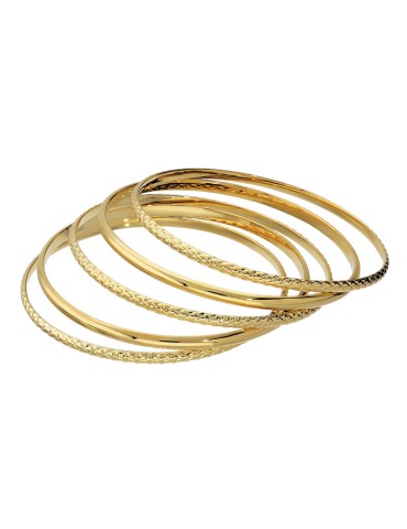Set di Bracciali - Itaca - Dorati - Lucidi - Martellati - WSET00951 2
