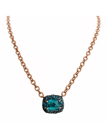 Collana Bronzallure - Prisma-Gem - Verde Acqua - WSBZ02388.PAR-CZ