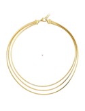 Collana Etrusca - Multifilo - Lega Golden -Maglia Tubogas-WSET00979.YG