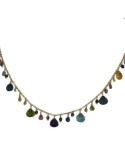 Collana Salvatore Plata - Argento 925% Dorato - Cristalli - 163CM003