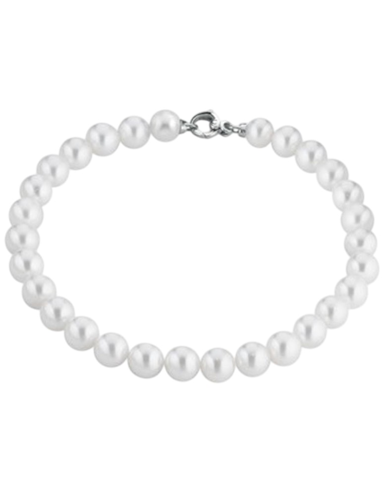 Coscia Bracelet-18 Kt White Gold-Freshwater Pearls4-4.5 mm-LBBRFW45.227
