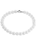 Bracciale Coscia-Oro Bianco 18 Kt-Perle Freshwater-4,5-5 mm-LBBRFW50.227