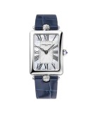 Frederique Constant Watch - Classics Art Déco Carree 28x21mm Silver Blue - 0
