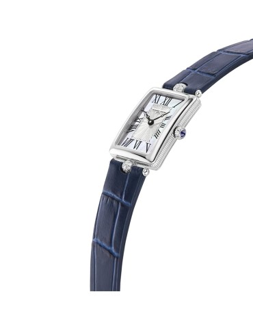 Orologio Frederique Constant - Classics Art Déco Carree 28x21mm Argento Blu - 0 2