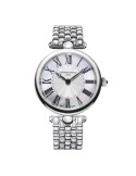 Orologio Frederique Constant - Classics Art Déco Round 30mm Argento Bianco Madreperla - 0