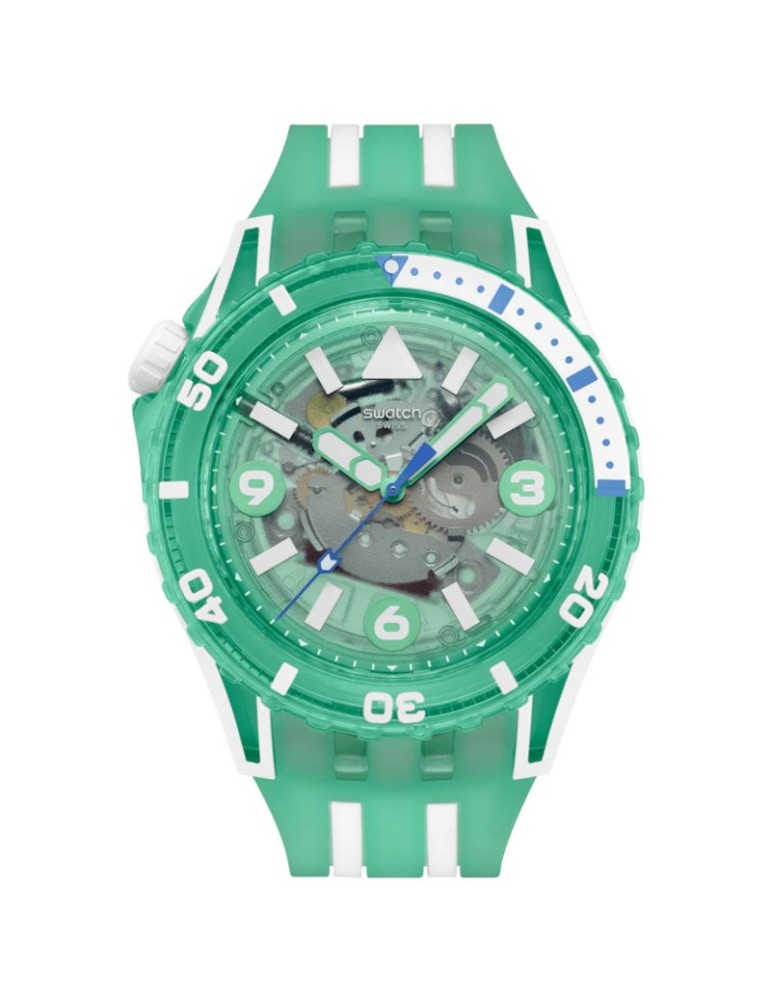 Swatch Watch - Medusae - Only Time - 44mm - Turquoise - SSCU09L100