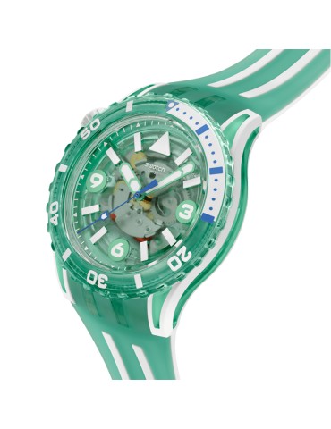 Swatch Watch - Medusae - Only Time - 44mm - Turquoise - SSCU09L100 2