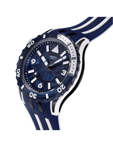 Swatch Watch - Sea Wasp - Only Time - 44mm - Blue - SSCU09N100 2