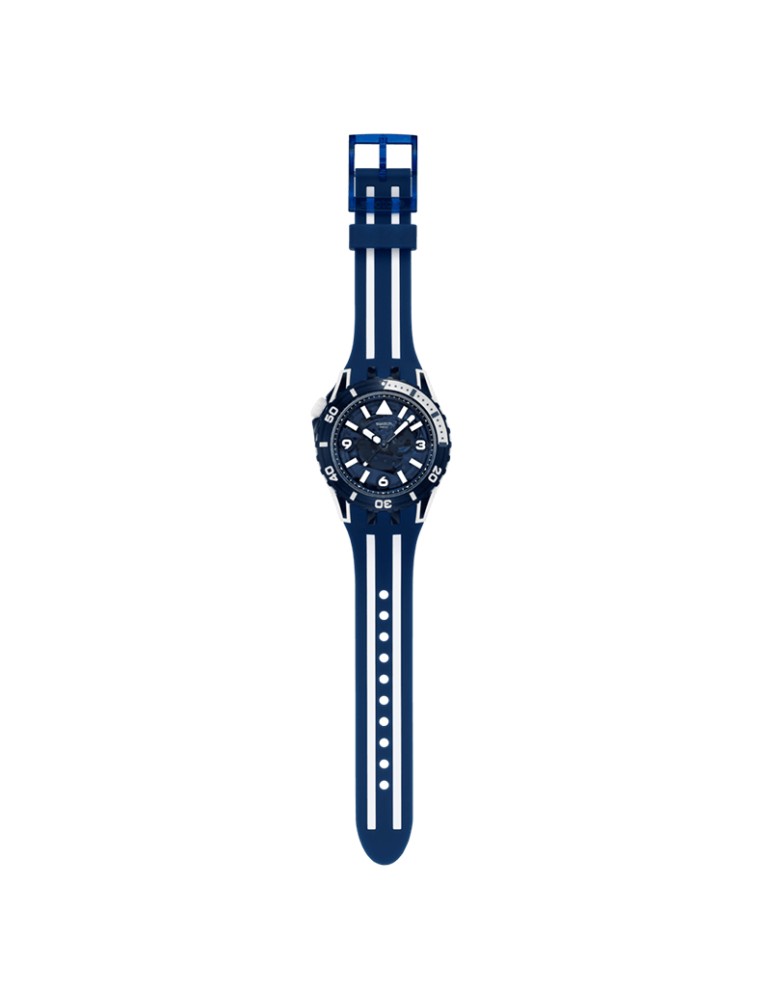 Orologio Swatch - Sea Wasp - Solo Tempo - 44mm - Blu - SSCU09N100