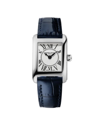 Frederique Constant Classics Carree 23x21mm White Blue Watch - 0