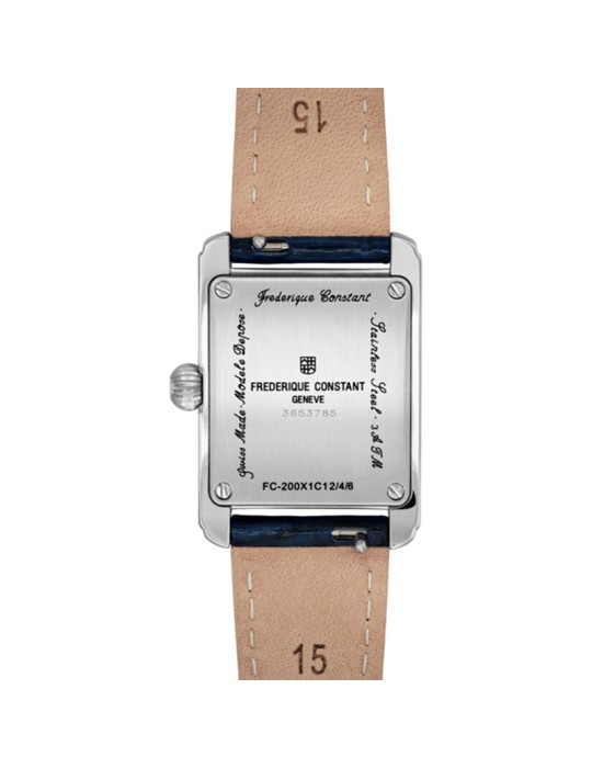 Orologio Frederique Constant - Classics Carree 23x21mm Bianco Blu - 0