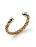 Bracciale Unoaerre-Armella Dorato-Catena in Maglia Intrecciata-EXB546G