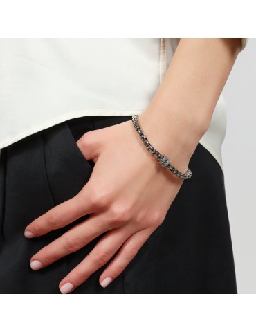 Bracciale Unoaerre - Ottone Argentato - Catena Veneziana - EXB5494B 2