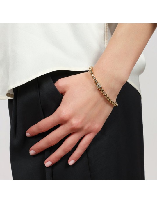 Bracciale Unoaerre - Ottone Dorato - Catena Veneziana - EXB5494G