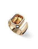 Unoaerre Ring - Joya - Golden - Adjustable - Yellow Crystal - 14EXA006G