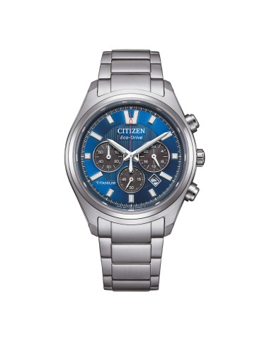 Citizen Eco-Drive Watch - Crono Super Titanium 4750 - 40mm Blue - 0