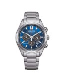 Orologio Citizen Eco-Drive - Crono Super Titanio 4750 - 40mm Blu - 0
