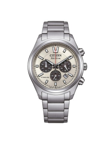 Citizen Eco-Drive Watch - Chrono Super Titanium 4750 - 40mm Silver - 0