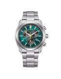 Orologio Citizen Eco-Drive - Crono Super Titanio 2590 - 40mm Verde - 0