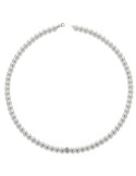 Collana Lelune - Perle 4 - 4,5 mm - Boule in Oro Bianco 18kt-LLNK01.45