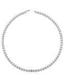 Collana Lelune -Perle 4 - 4,5 mm-Boule in Oro Giallo 18 Kt-LLNK01.45-Y
