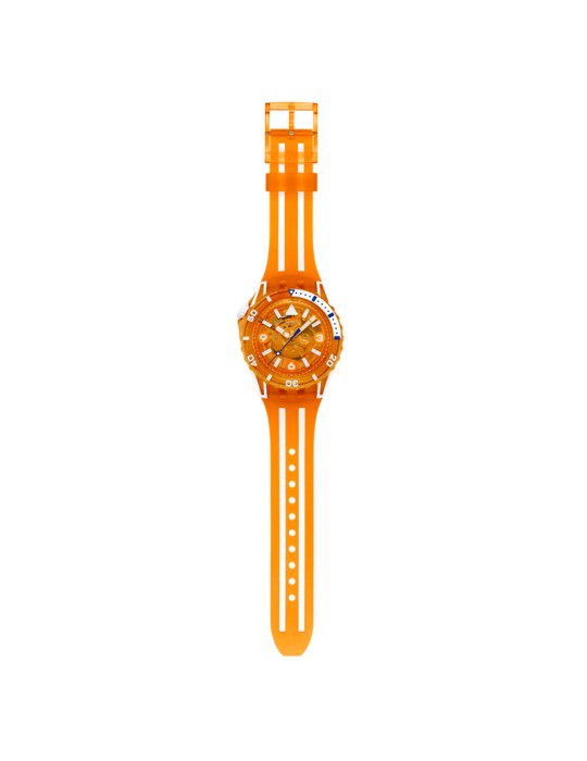 Orologio Swatch - Pacific Sea Nittle - 44mm - Arancione - SSCU09O100