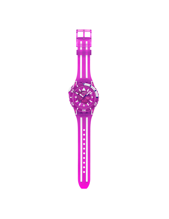 Orologio Swatch - Flower Hat - Solo Tempo - 44mm - Rosa - SSCU09P100
