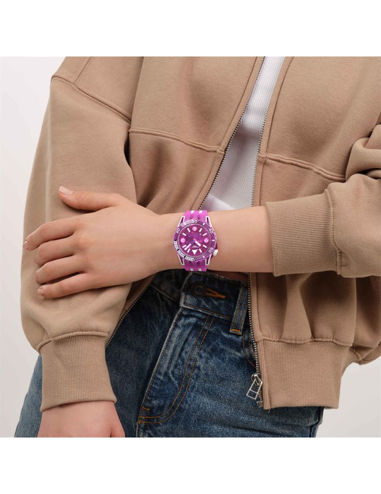 Orologio Swatch - Flower Hat - Solo Tempo - 44mm - Rosa - SSCU09P100