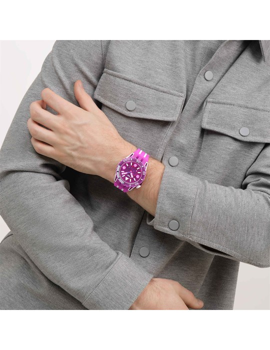 Orologio Swatch - Flower Hat - Solo Tempo - 44mm - Rosa - SSCU09P100