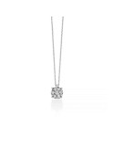 Collana Miluna - in Oro Bianco 18 carati Rosetta con Diamanti Naturali 7,94pt - 0