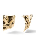 Orecchini Unoaerre - Lux - Dorati - Design Stropicciato - 17EXO0118G