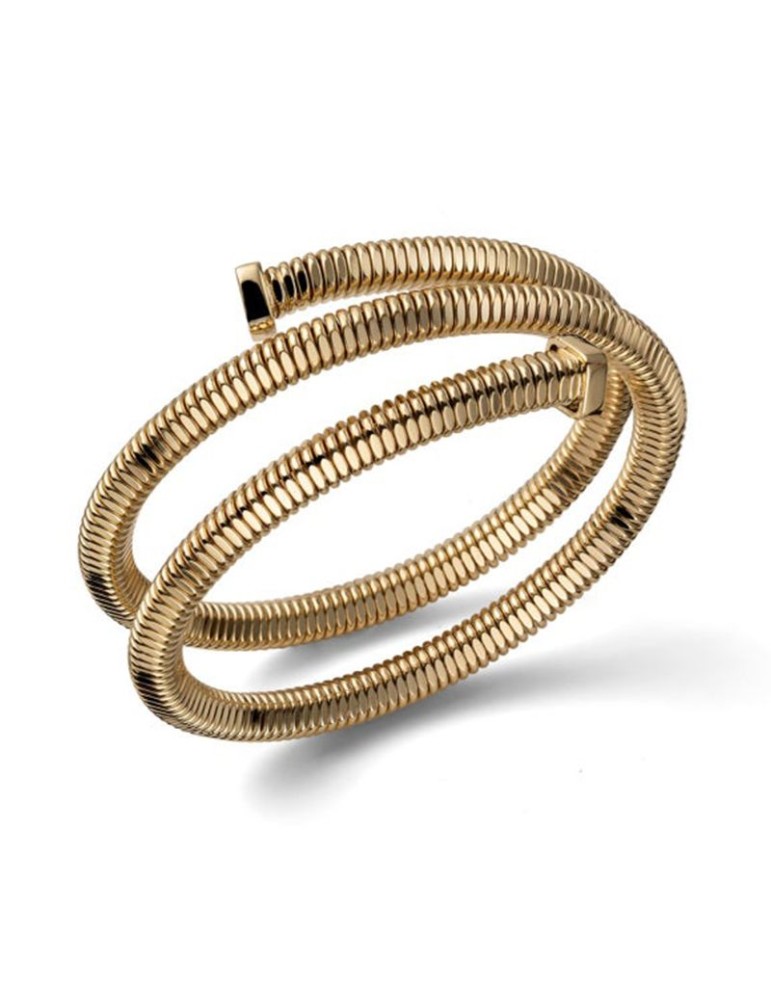 Unoaerre Bracelet - Tubogas - Golden - Contrariè - Three Rounds - 18EXB003G