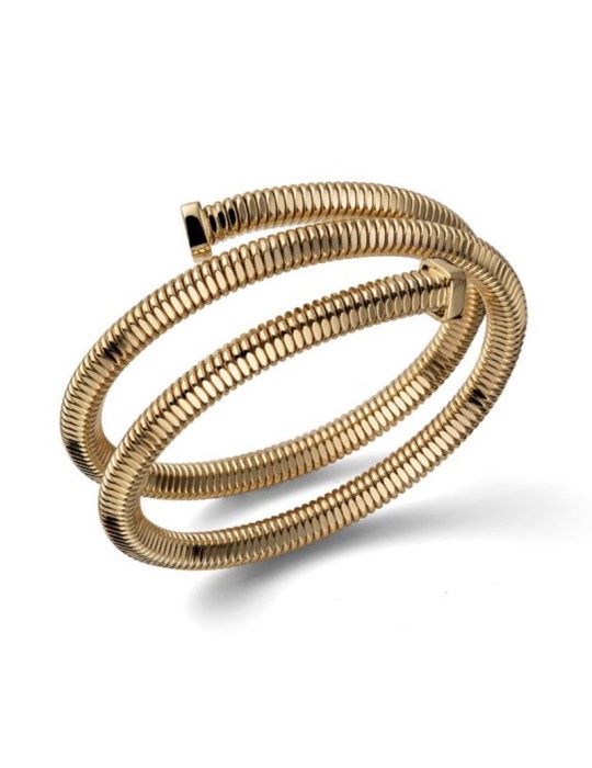Unoaerre Bracelet - Tubogas - Golden - Contrariè - Three Rounds - 18EXB003G
