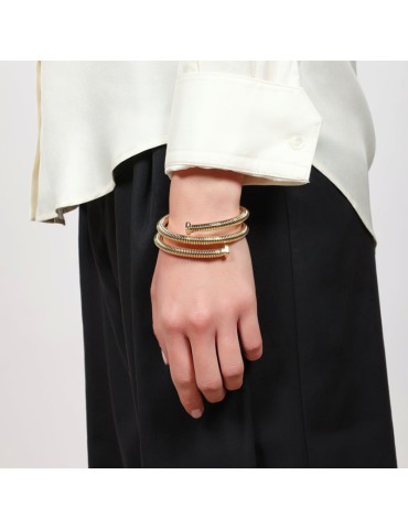Unoaerre Bracelet - Tubogas - Golden - Contrariè - Three Rounds - 18EXB003G 2