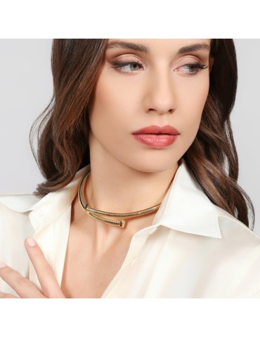 Unoaerre necklace - Tubogas - Contrariè - Golden - 18EXH003G 2