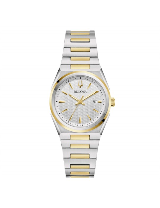 Bulova Watch - Classic Lady Quartz 28mm Gold Silver - 0