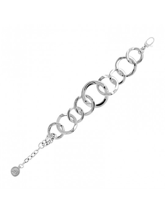 Bracciale Bronzallure Donna - Purezza - Cerchi White Gold-WSBZ00029WW
